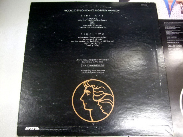 sample 見本盤　LP バリー・マニロウ / ワンヴォイス　BARRY MANILOW / ONE VOICE　非売品　_画像3