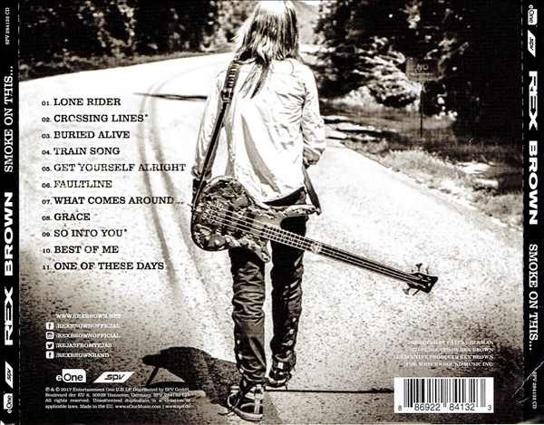 《SMOKE ON THIS》(2017)【1CD】∥REX BROWN∥∩_画像2