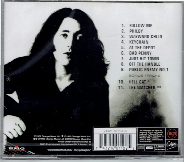 《TOP PRIORITY》(1979-1999)【1CD】∥RORY GALLAGHER∥≡_画像2