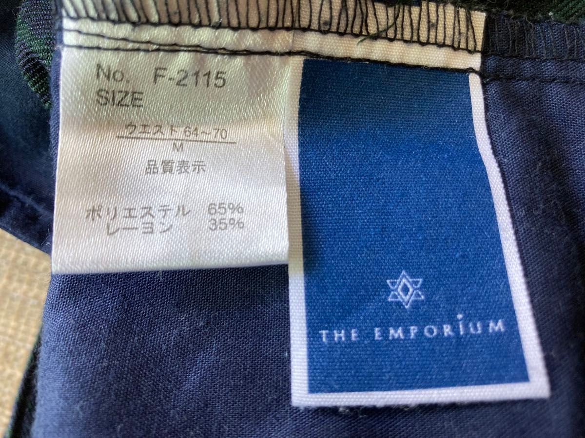 THE EMPORIUM  ジ・エンポリアム　パンツ　チェック　柄物　春秋