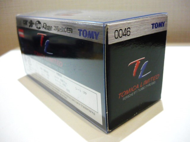 トミカ リミテッド TL0046 ポルシェ ９１１TURBO（type930）ROSSO コラボモデル ■ TOMICA LIMITED TL46 PORSCHE 911 TURBO 中国製の画像6