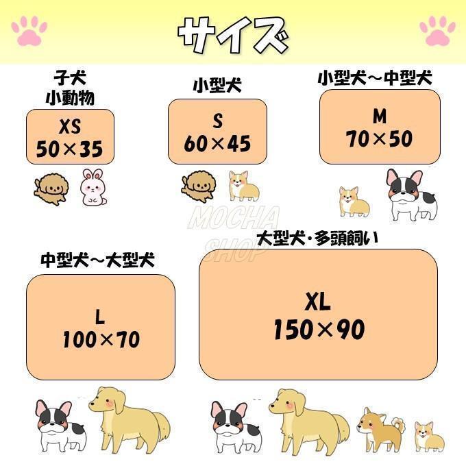 XSグレー2枚 洗える ペットマット ペットシーツ トイレシート 防水 犬 猫の画像8