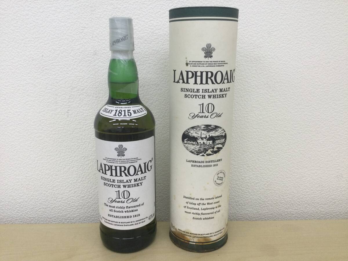 ラフロイグ 10年 旧ラベル LAPHROAIG 10y 古酒 サントリー正規物 旧ボトル 旧瓶 旧ラベル オールドラベルの画像1