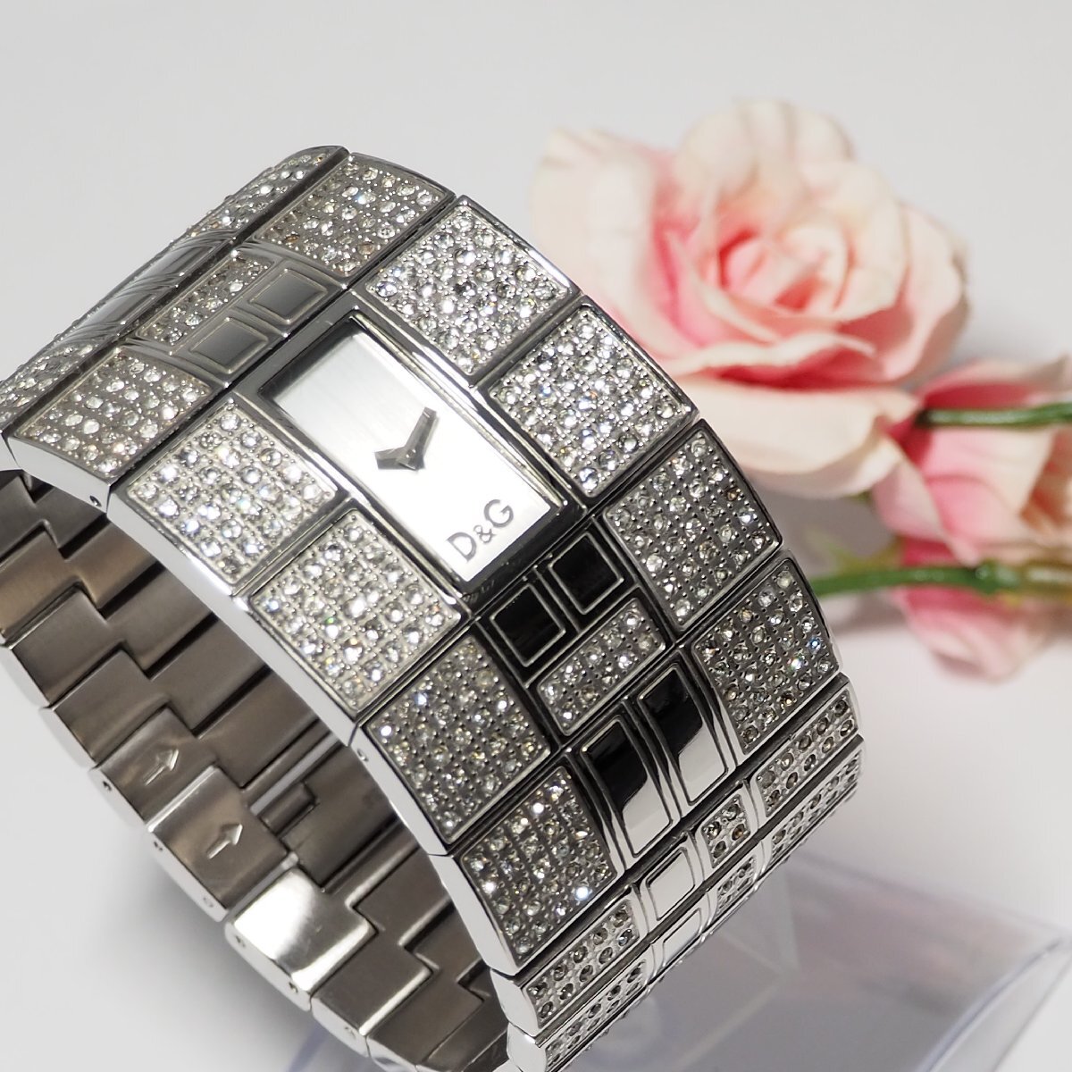  Dolce & Gabbana D&G Stone bangle watch wristwatch combination C446