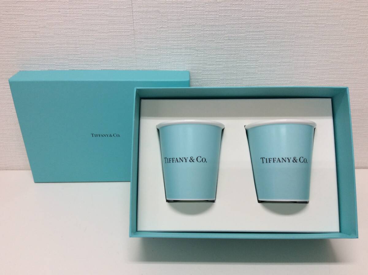 #5644 Tiffany Tiffany mug 2 customer set paper glass manner Tiffany blue blur ndo tableware Western-style tableware miscellaneous goods interior 