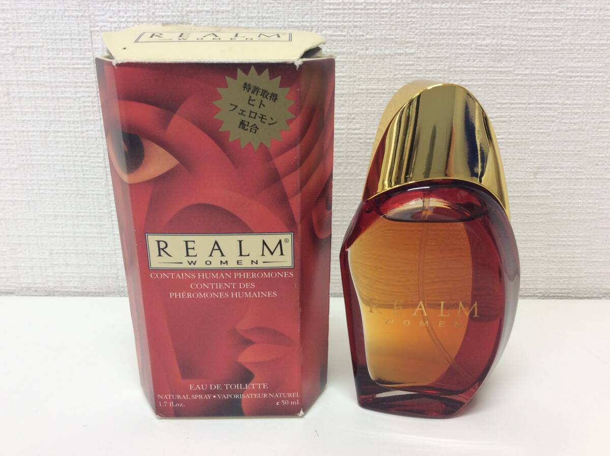 ■5321　REALM レルム WOMEN ウィーメン 香水 50ml オードトワレ アメリカ製 残量約9割 長期保管品_画像1