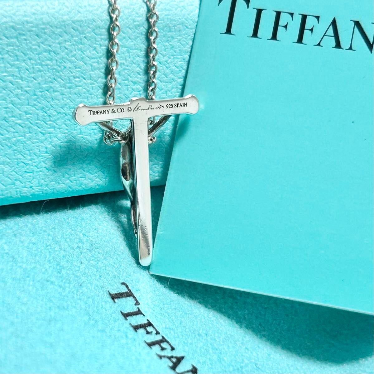 ティファニー　キリスト　ロザリオ　ネックレス　ペンダント　Tiffany クロス　十字架　シルバー　美品