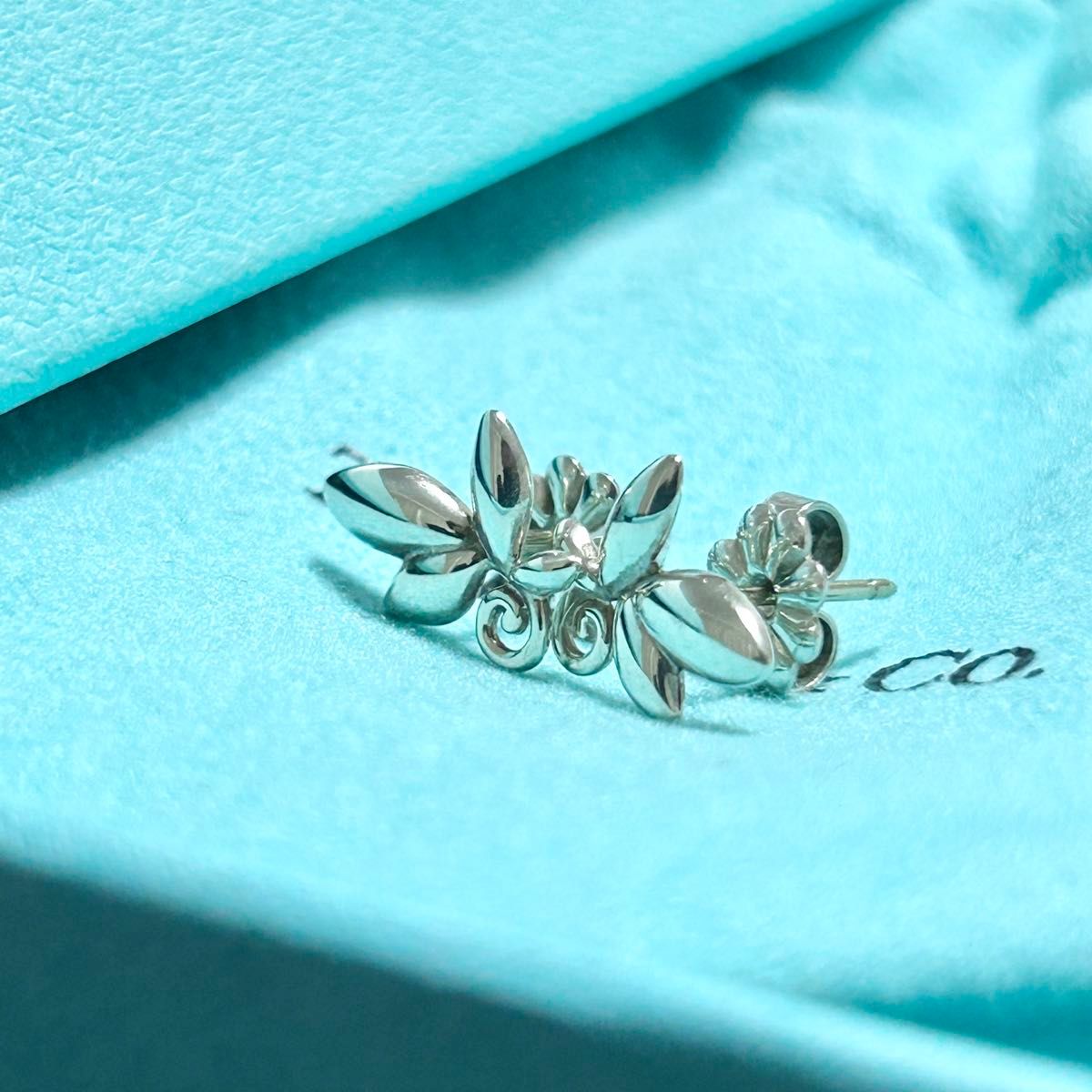 ティファニー オリーブ リーフ ピアス Tiffany シルバー 両耳 美 ティファニー オリーブ リーフ ピアス Tiffany シルバー 両耳 美