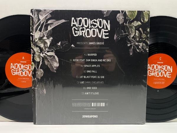 シュリンク付き!! 12インチ 2枚組 独プレス ADDISON GROOVE James Grieve (50Weapons) UKベースミュージック 鬼才 Juke／Jungle 傑作_画像2