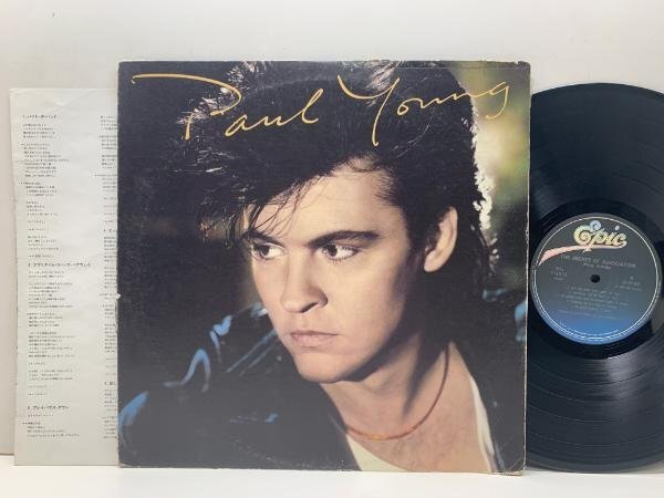 R2580 ;【国内盤・歌詞対訳付き】Paul Young / The Secret Of Association ('85 Epic / 28 3P - 600) ポール・ヤング_画像1