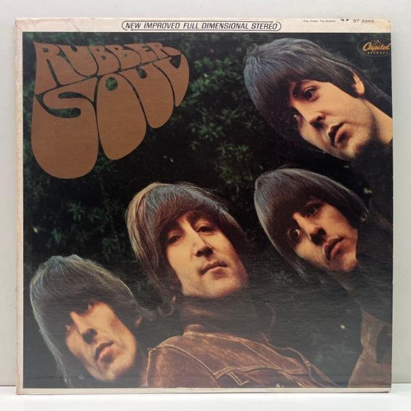 美盤!! Early 70s USプレス THE BEATLES Rubber Soul (Apple ST-2442) ビートルズ／ラバー・ソウル 名曲 In My Life など収録 米 LP_画像1