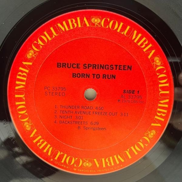 十分概ね良好!! PC規格 USオリジナル BRUCE SPRINGSTEEN Born To Run ('75 Columbia) ブルース・スプリングスティーン 明日なき暴走_画像4