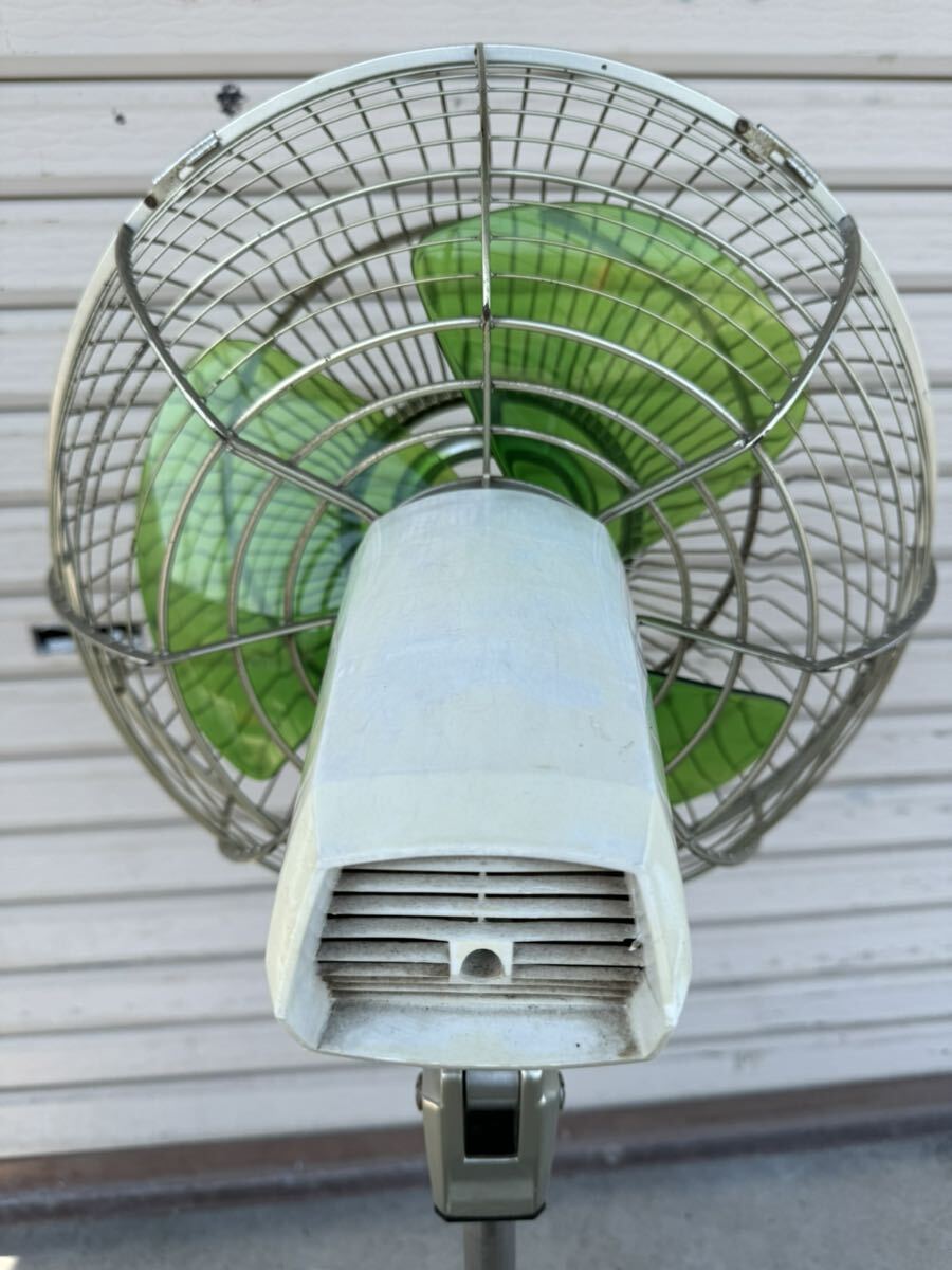 【貴重！】動作品 昭和レトロ HITACHI A.C. 30cm DESK FAN H-625 扇風機 レトロ扇風機 当時物 お座敷扇 アンティーク _画像7