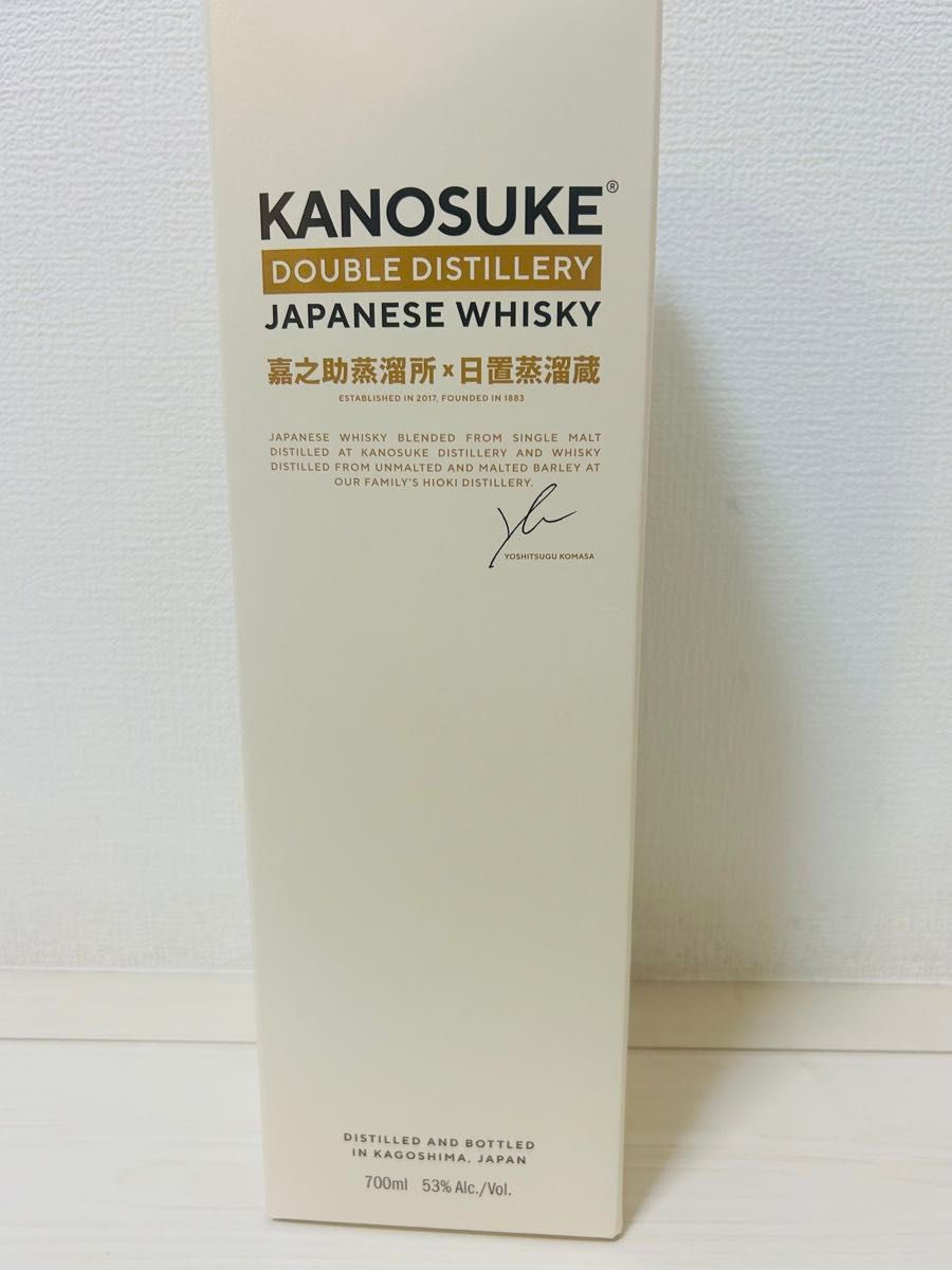 嘉之助 DOUBLE DISTILLERY ジャパンニーズウイスキー　かのすけ　