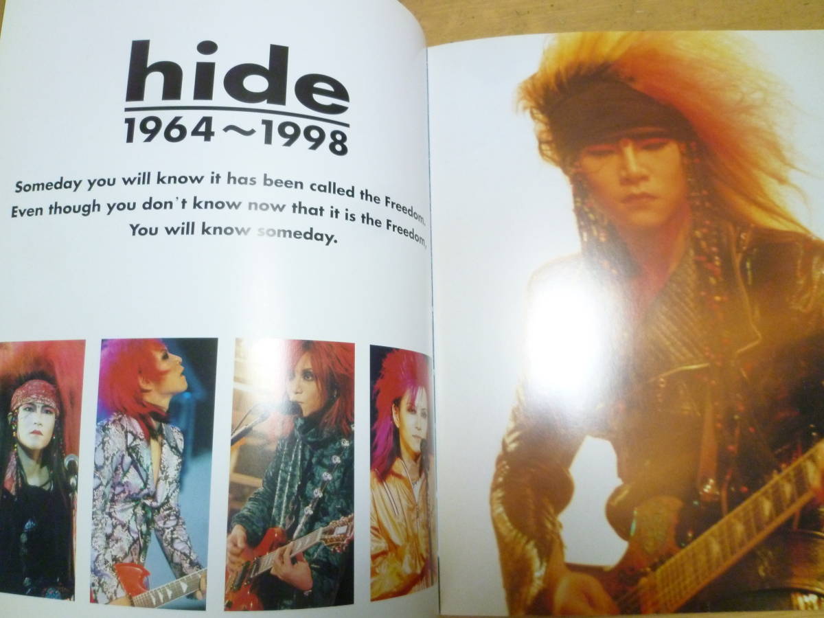 【 hide HISTORY OF PHOTOGRAPHY 1964～1998 写真集 】 松本秀人 XーJAPAN_画像4