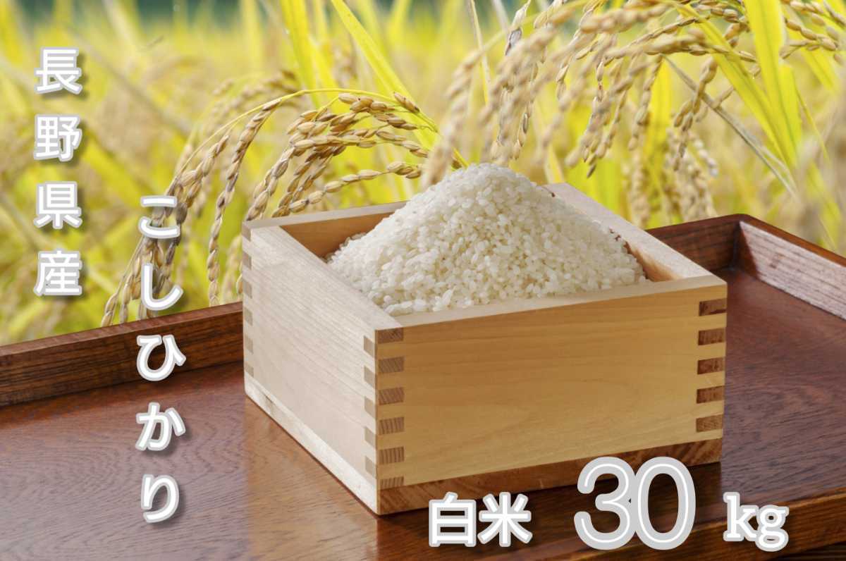 [ new rice ][ white rice ]. peace 5 year Nagano prefecture production kosihika30 kilo (10 kilo ×3 sack ) shelves rice field rice . rice . length . delivery!! # in voice issue possible 