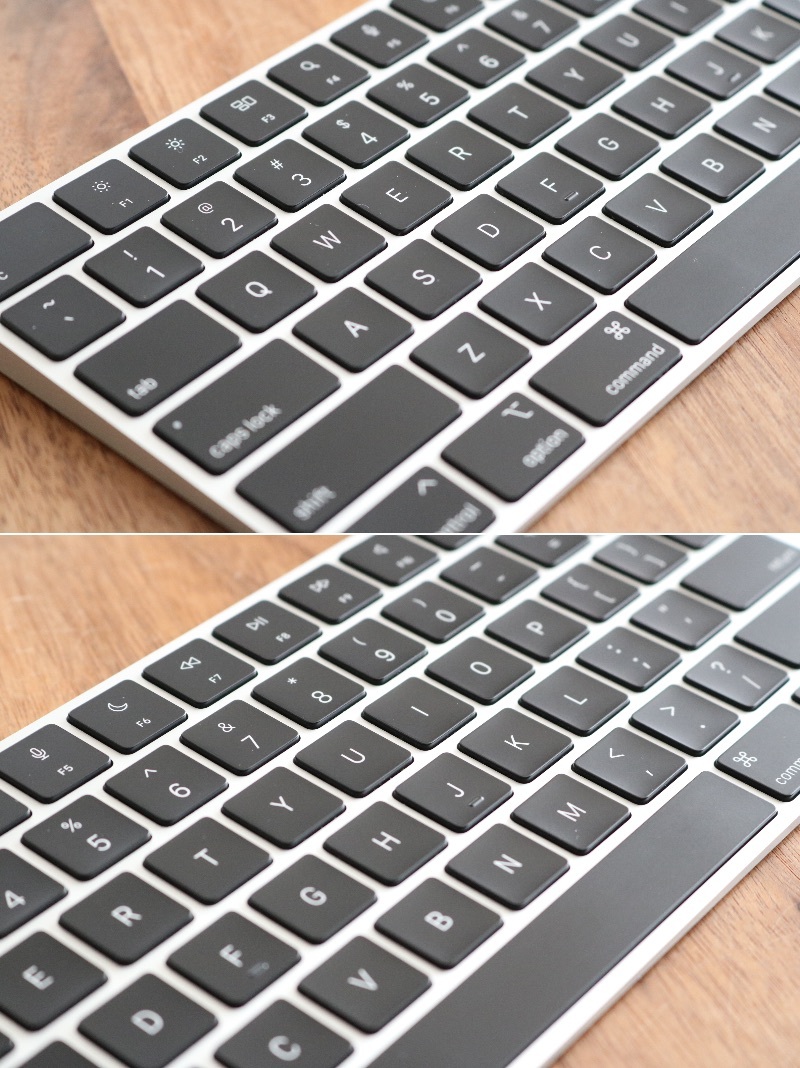 [程度良好/現行モデル] AppleシリコンMacモデル用 Touch ID搭載 Magic Keyboard ブラック テンキー付き/US配列 A2520 MMMR3LL/A Blackの画像5