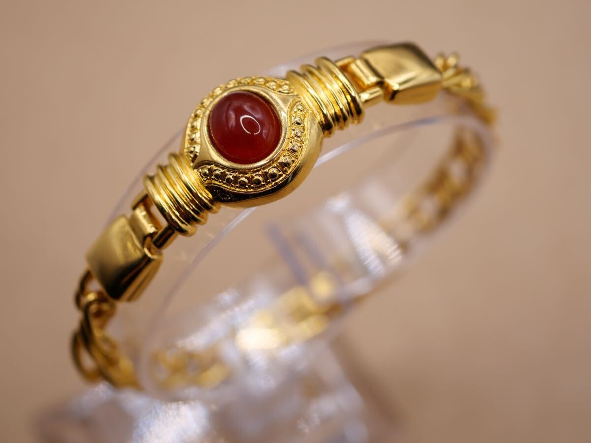 [3713] Gold цвет Vintage Vintage браслет аксессуары длина примерно 17cm TIA