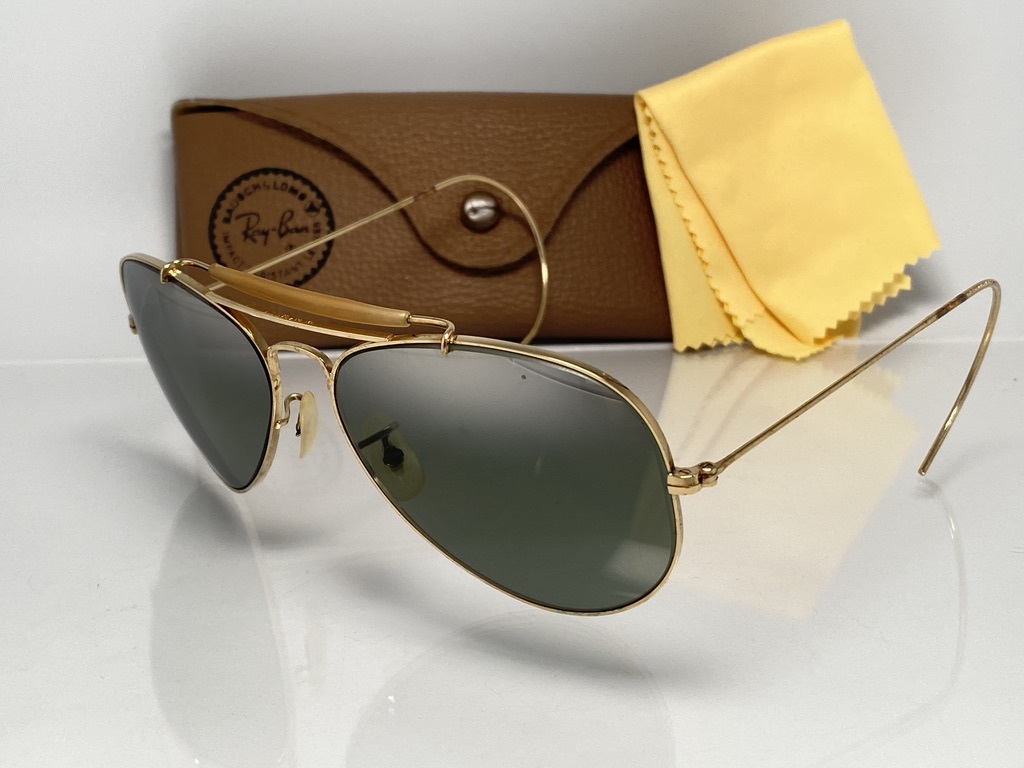 70s*B&L RAY-BANboshu ром RayBan уличный -z man Gold/G-31TOP MIRROR GRADIENT серебряный градация зеркало USA производства солнцезащитные очки 