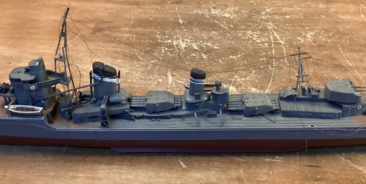 BA701 ■送料込■ ニチモ 戦艦 潜水艦 船 船艇 模型 プラモデル 完成品 358g 2艇●まとめて●ジャンク扱い/くGOら_画像8