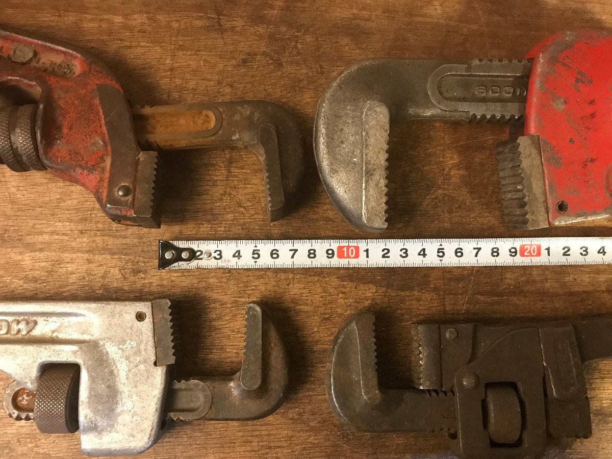 BA-680# including carriage # pipe wrench HIT Deluxe MITSUBISHI SUNKEY LOBSTER spanner ratchet tool carpenter's tool approximately 11kg*10 point together /.AT.