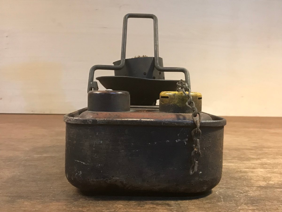 SS-3857# including carriage #Rock Field oil portable cooking stove PAT 825338 TOKYO IWATA outdoor cooking retro antique 603g/.AT.