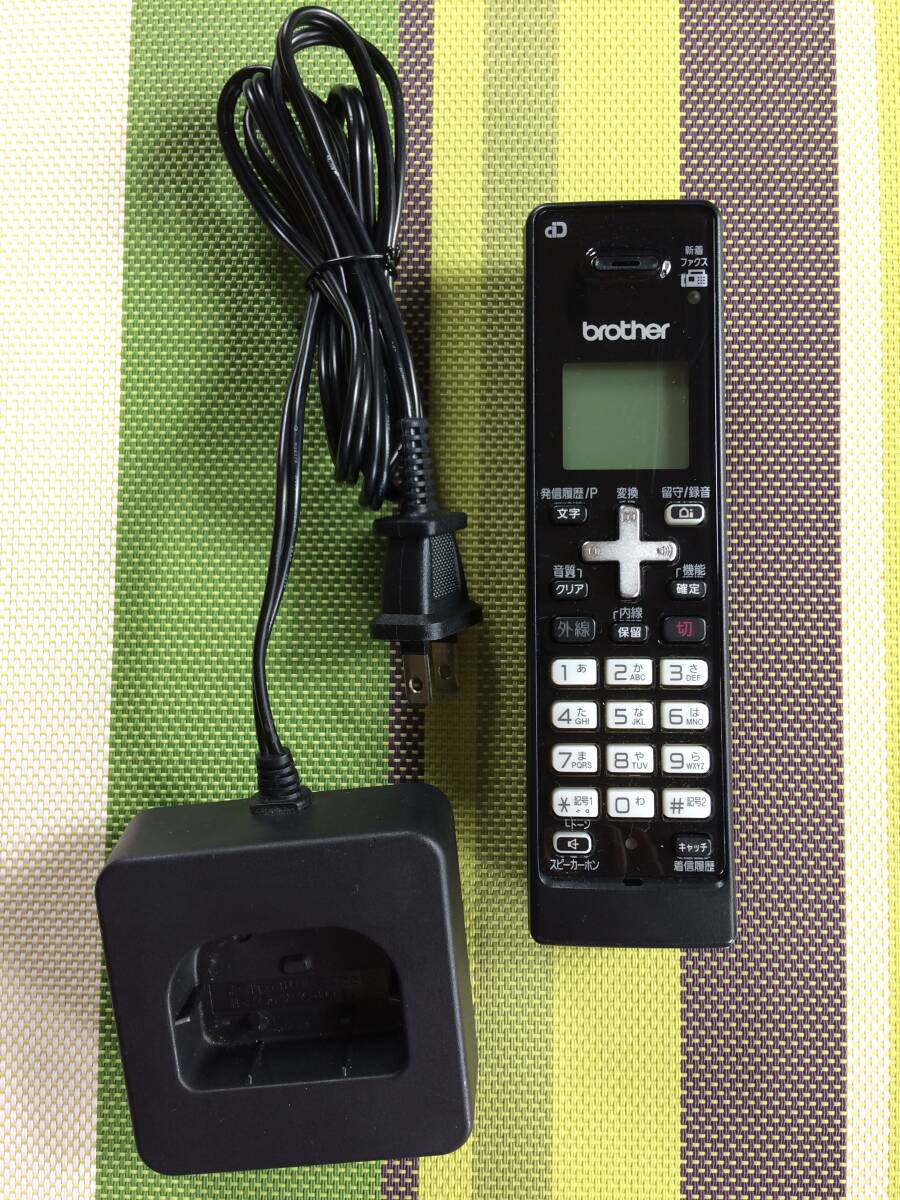  free shipping *brother* Brother * original * cordless handset * extension cordless handset *BCL-D120K* charge stand * used * operation goods * repayment guarantee equipped 