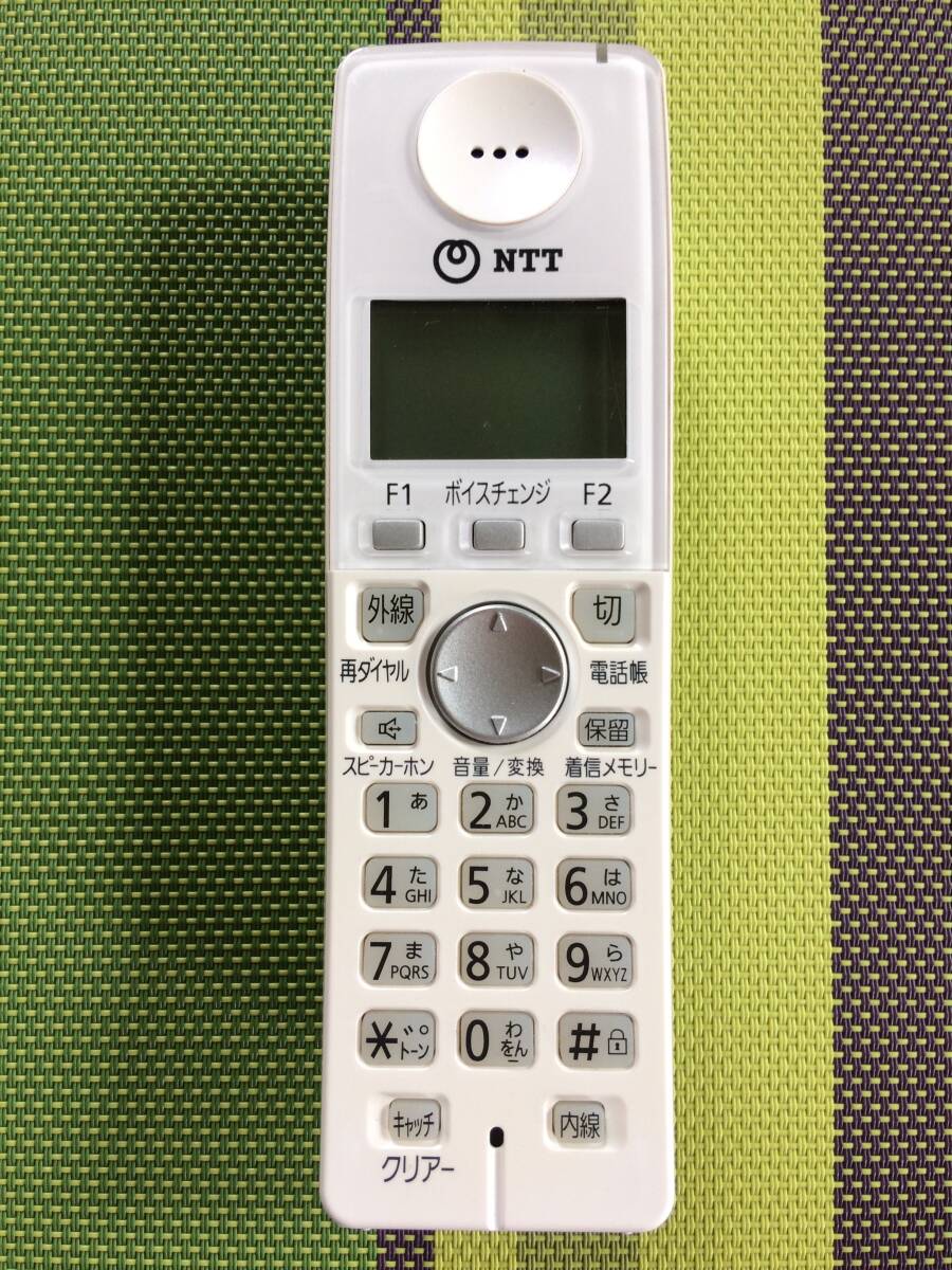  free shipping *NTT* East Japan electro- confidence telephone * original * cordless handset * extension cordless handset *P4* charge stand * power supply adaptor * used * operation goods * repayment guarantee equipped 