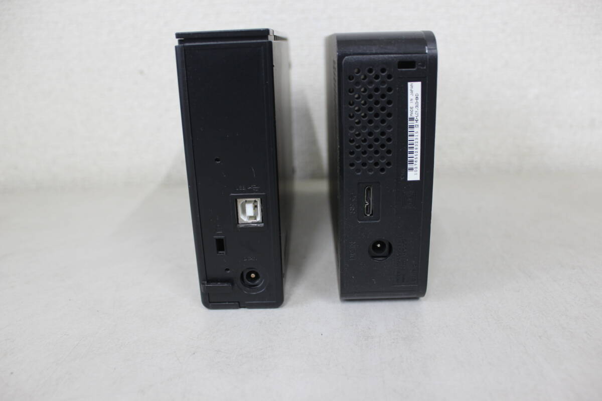 BUFFALO attached outside HDD 1TB 2 pcs HD-LC1.0U3-BKD HD-LS1.0TU2C secondhand goods 