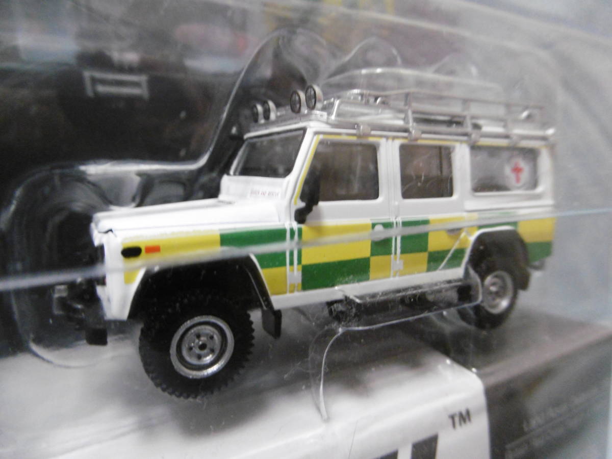 未開封新品 MINI GT 1/64 mijo Exclusives Land Rover defender 110 British Red Cross Search & Rescue_画像3