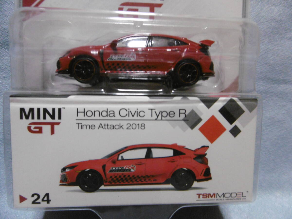 未開封未使用品 MINI GT 24 Honda Civic Type R Time Attack 2018_画像2