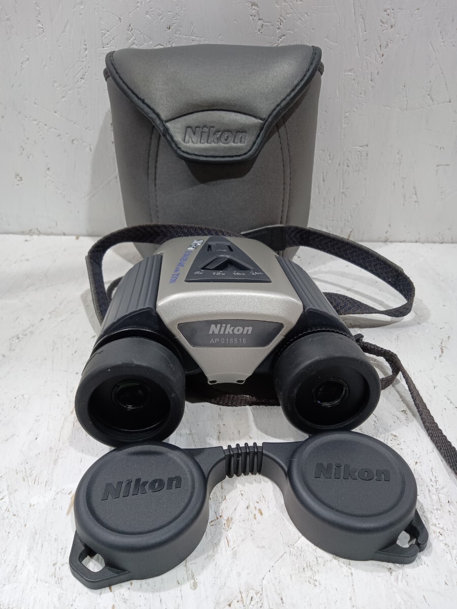 Nikon ニコン 双眼鏡 8-24×25 4.6° at 8x ZOOM ケース付 光学機器 アウトドア _画像1