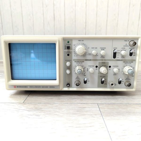 SHIMADZU island Tsu oscilloscope SDS-200 20MHz present condition goods Junk 