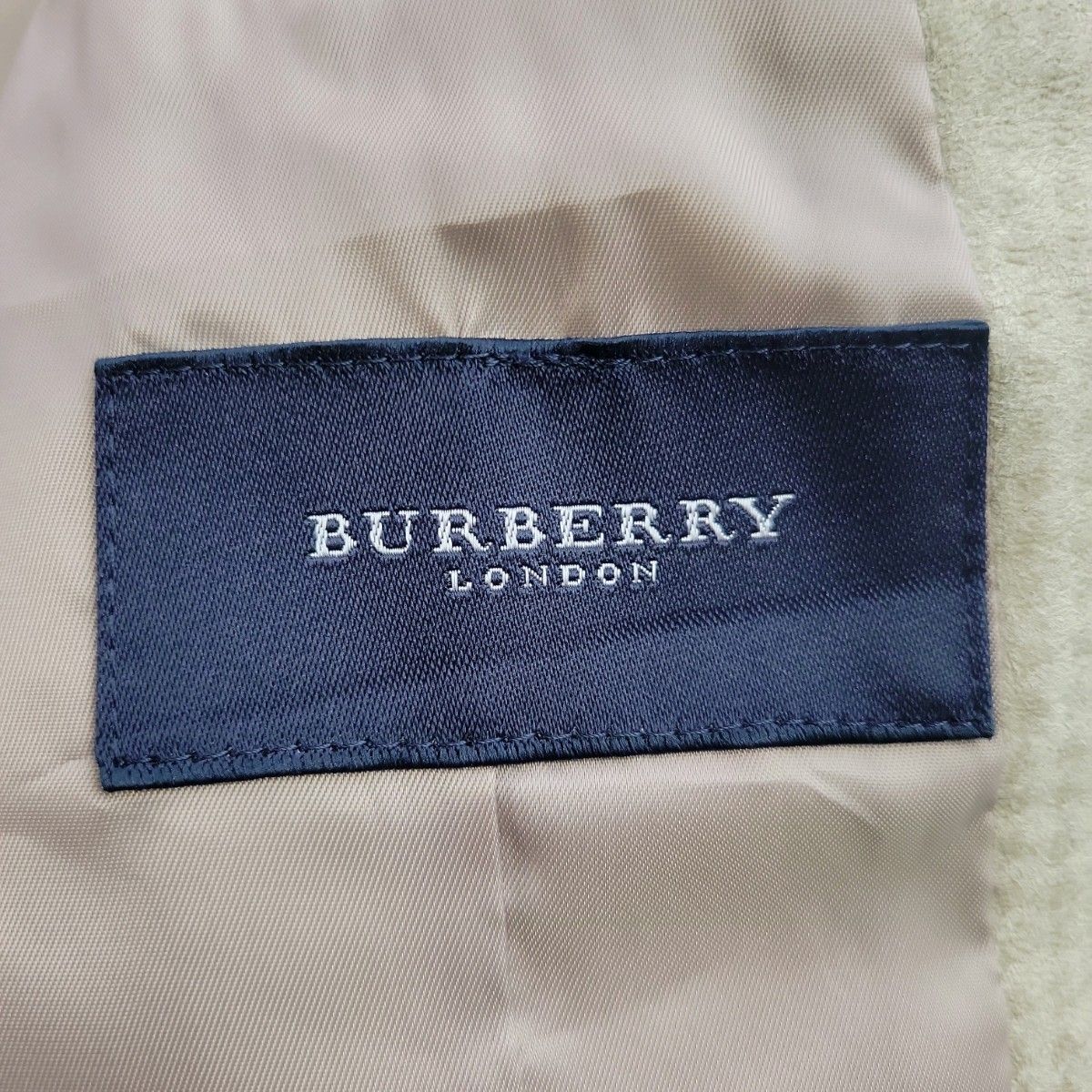 バーバリー ロンドンBURBERRY LONDON 人工皮革テーラードジャケット