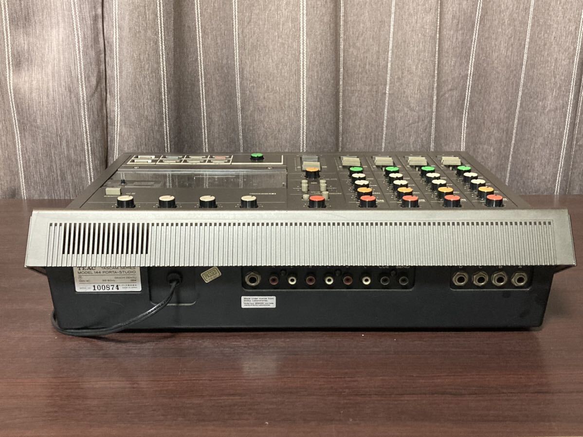 TASCAM cassette multitrack recorder (MTR)144 1 pcs + owner manual 