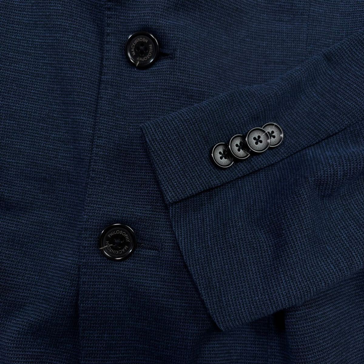  Macintosh firosofi-[ overflow feeling of luxury ]MACKINTOSH suit setup tailored jacket stretch navy M rank 