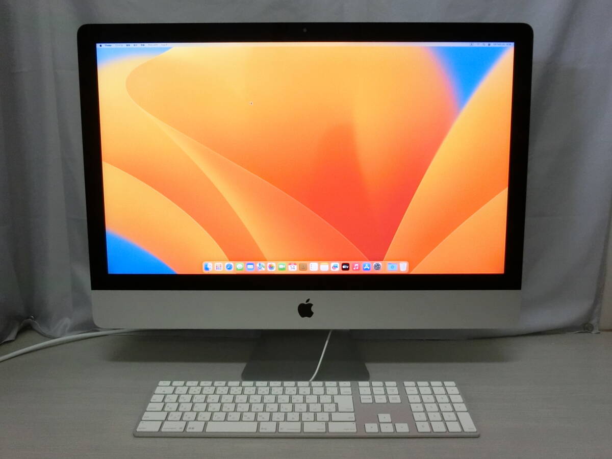 ●○iMac Retina 5K 27inch 2017/i7-7700K 4.2G/メモリ16G/512GB SSD/Radeon Pro 580/MNEA2J/A○●_画像1