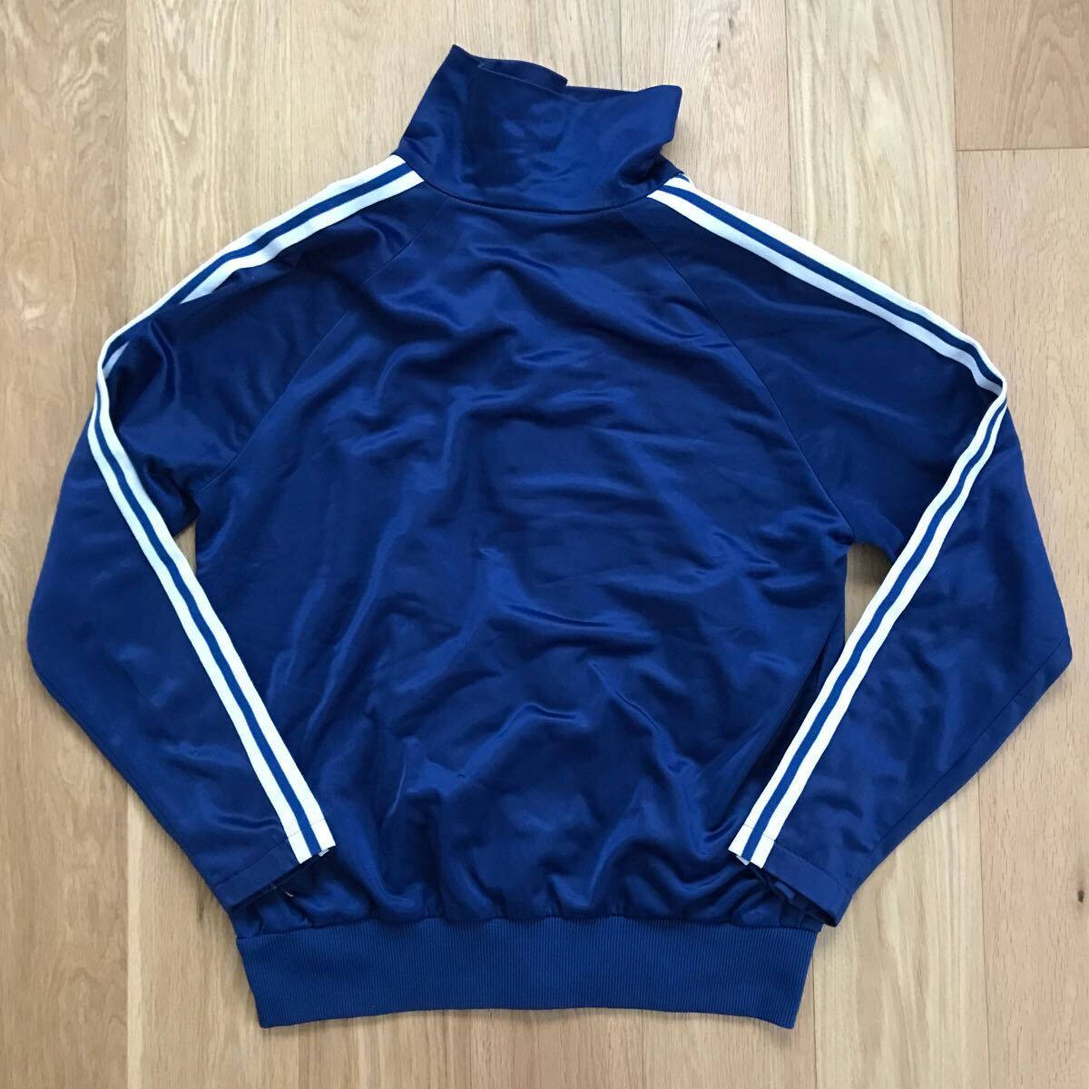 希少 60~70s adidas トラックジャケット 曲がりポケット L相当 希少 60~70s adidas トラックジャケット 曲がりポケット L相当