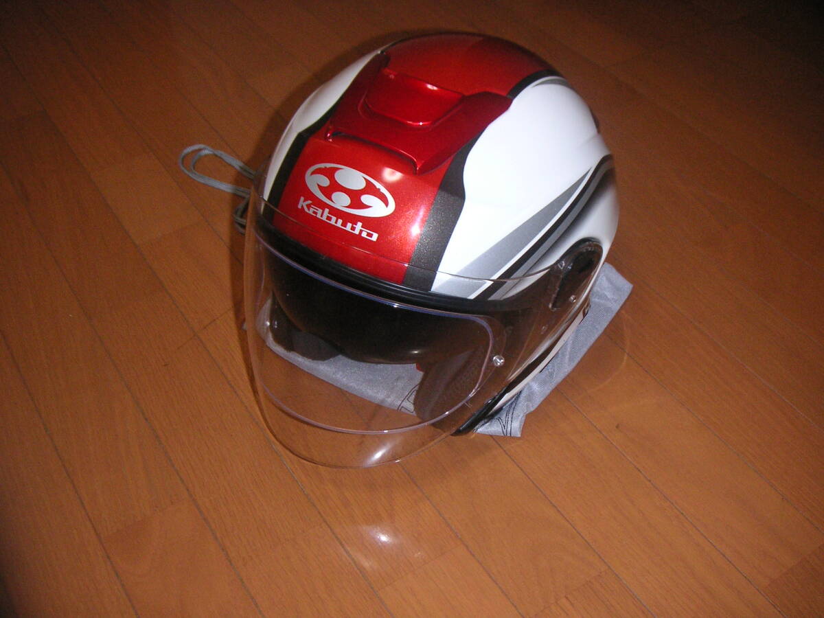OGK KABUTO ASAGI CLEGANT Mサイズ　ジェットヘルメット_画像8