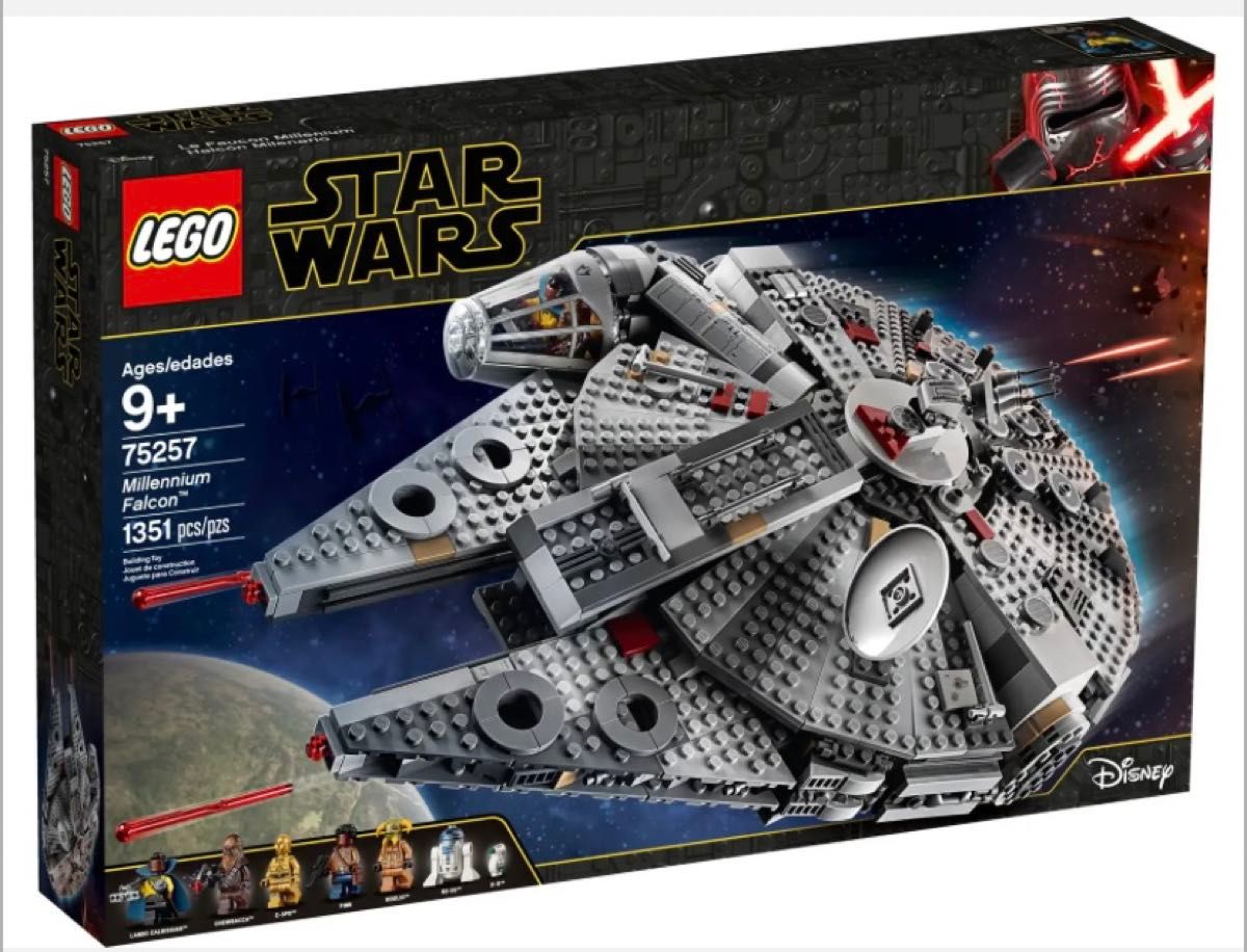 LEGO レゴ　75257  スターウォーズ　ミレニアム・ファルコン　新品未開封、美品！