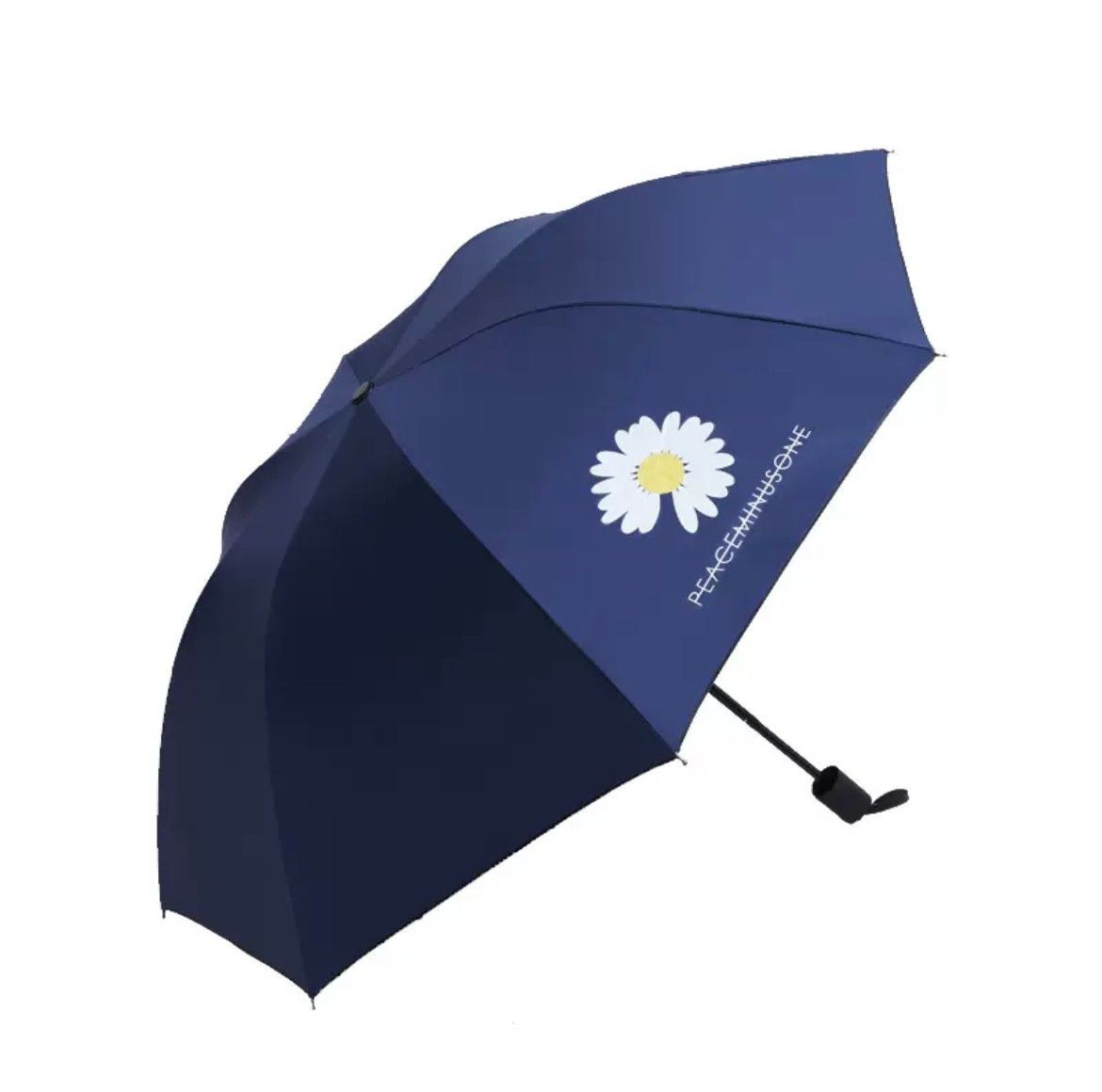 晴雨兼用 日傘 雨傘 8本骨 自動開閉 UVカット 日除け 紫外線対策 遮光 ワンタッチ 大きめ ブルー  花柄 折りたたみ傘