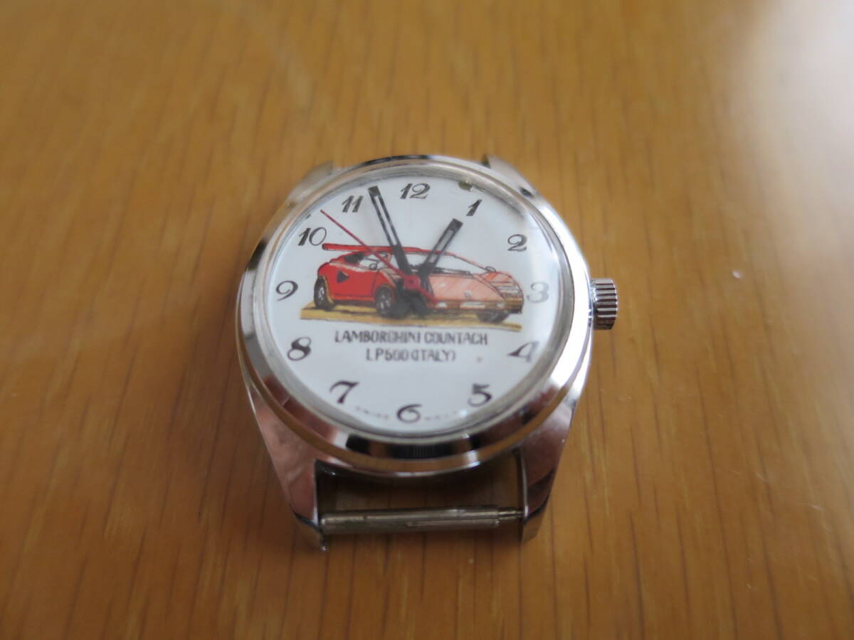 ランボルギーニ　カウンタックLP500　腕時計　LAMBORGHINI COUNTACH LP500(ITALY)　スイス　ムーブ　手巻き