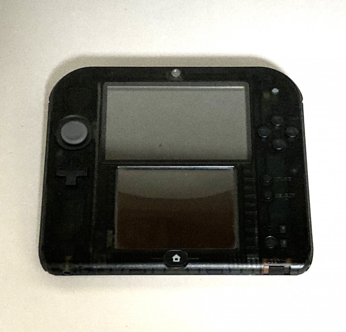 Nintendo 2DS nintendo clear black body 