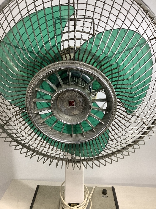 Z1a National National electric fan E-30MA electrification only has confirmed green 3 sheets wings weight approximately 7.3 kilo present condition goods 