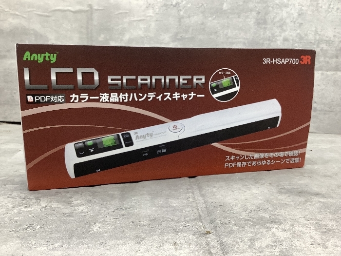 P3b LCD SCANNER HSAP700 PDF対応 カラー液晶付 ハンディスキャナー 3R 現状品_画像1