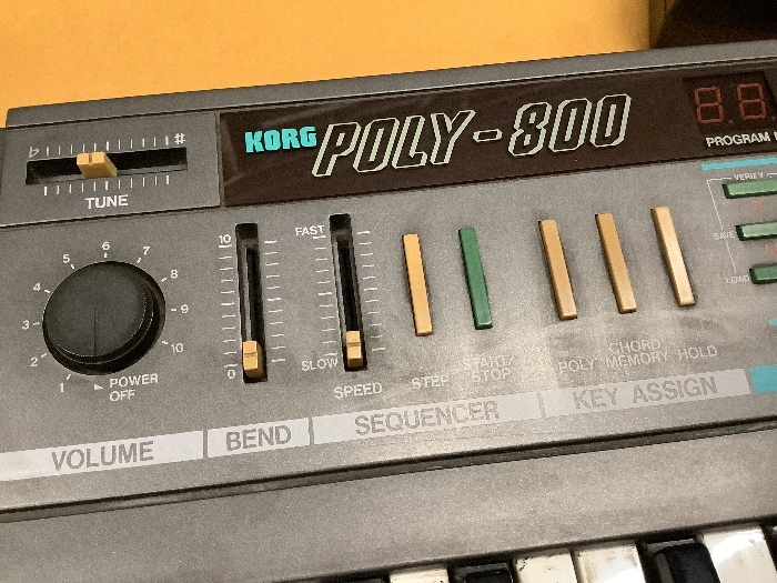 Z1a KORG Korg synthesizer keyboard POLY-800 keyboard body musical instruments music adapter present condition goods 
