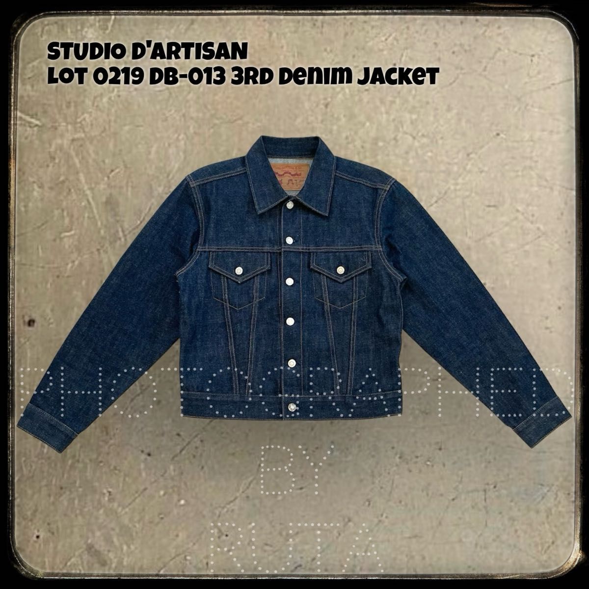 【S】 STUDIO D'ARTISAN  Lot 0219 DB-013 3rd Denim Jacket