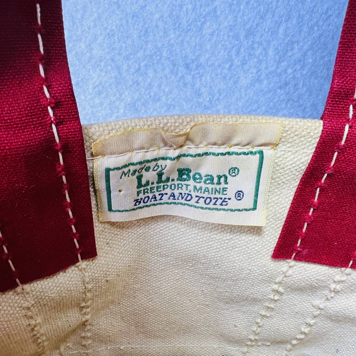 【当時物】 L.L.Bean トートバッグ ミニ ２種類 【ヴィンテージ】の画像4