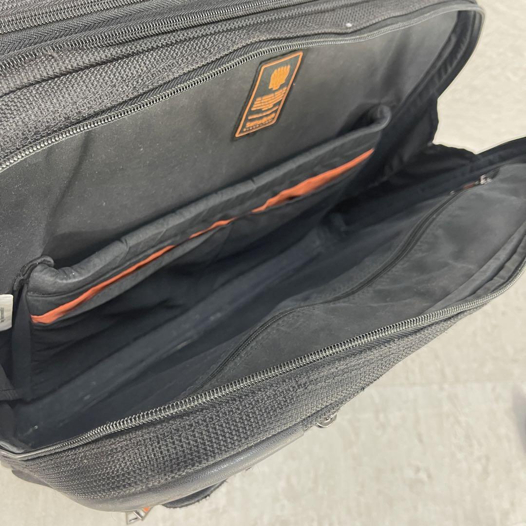 良品　Samsonite サムソナイト　BLACK LABEL ブラックレーベル　キャリーバッグ　3way 2輪 機内持込 手持ち キャリー 着脱式ブリーフケース_画像10