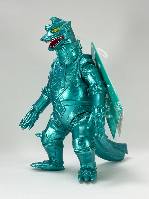  Bandai Movie Monstar series Godzilla * store limitation Mechagodzilla (1975) metallic green ver. sofvi doll Mechagodzilla. reverse .